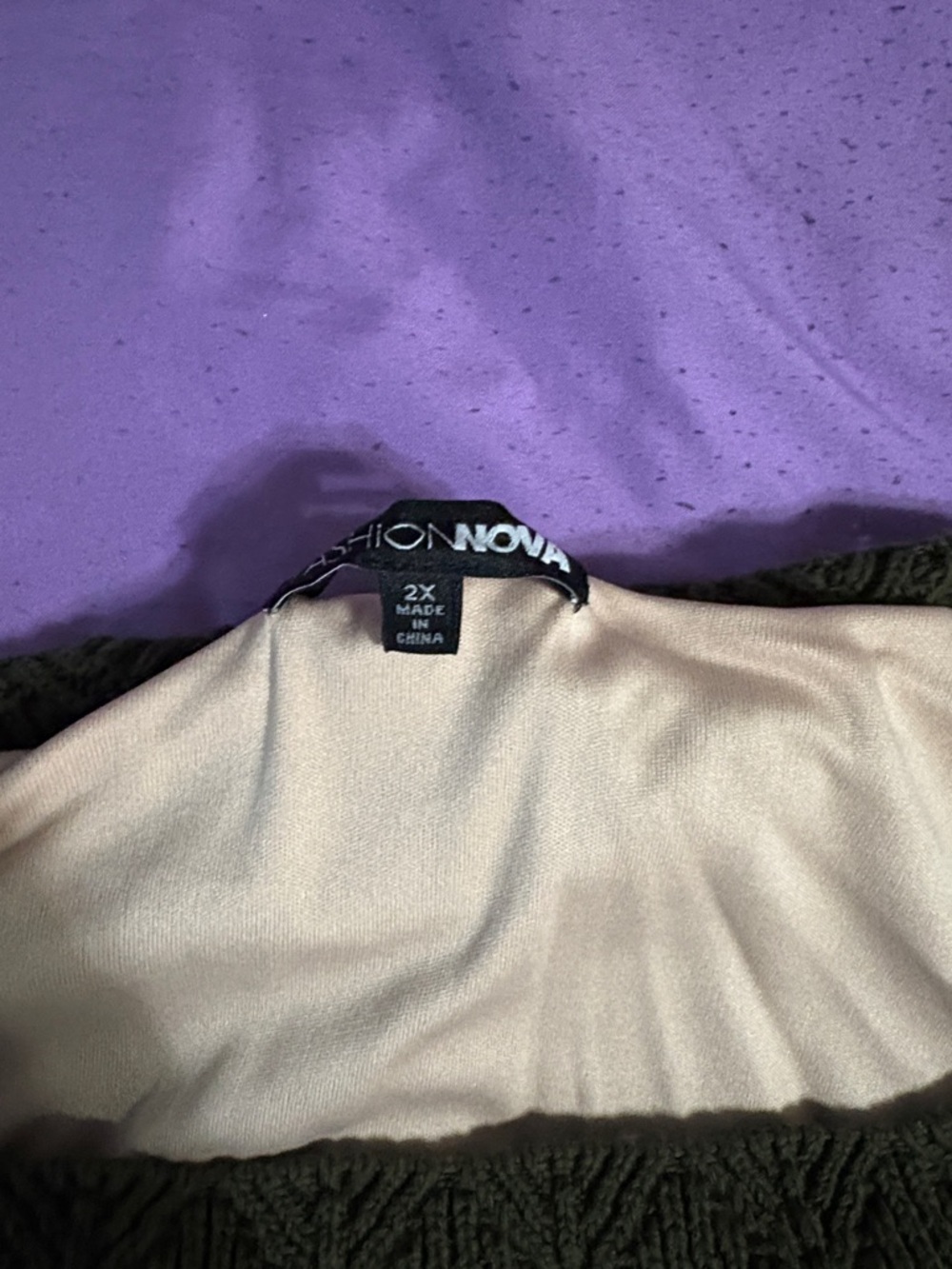 Fashion Nova Green Ombre Long Sleeve Midi Dress - Picture 2 of 4